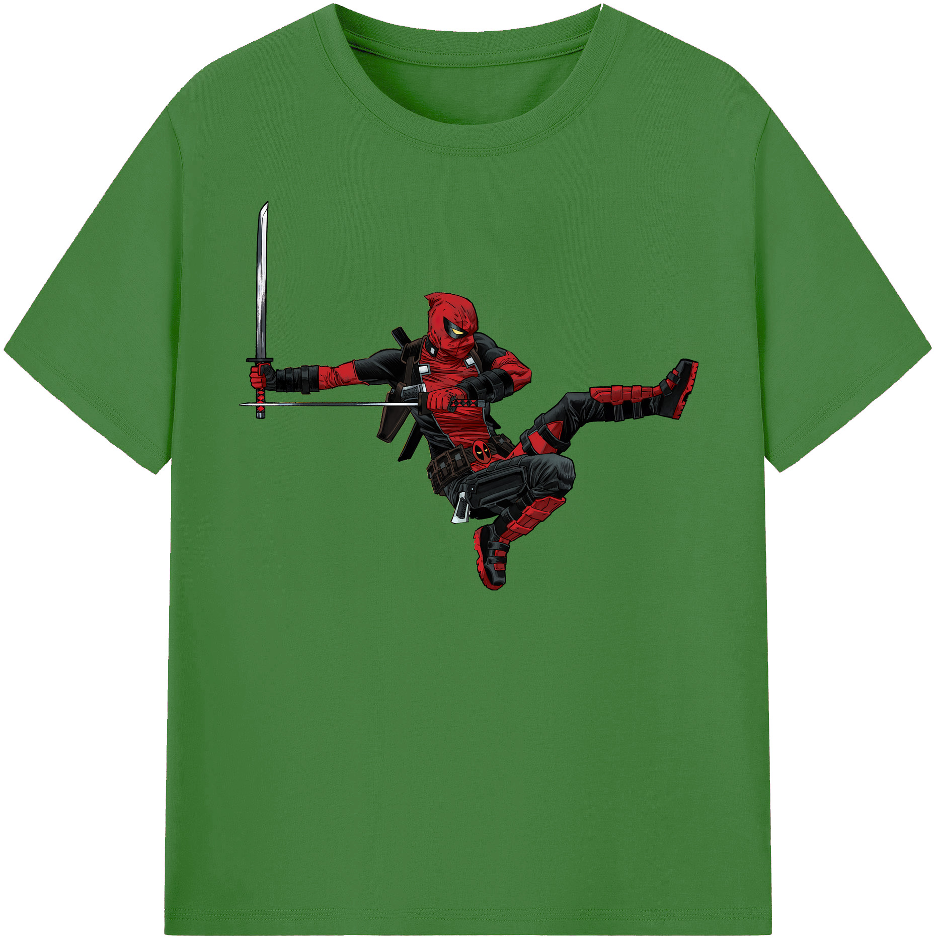 （画像用） Deadpool デッドプール レディースカジュアルプリントTシャツ（綿100％）